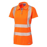 LEO - ORANGE  - PIPPACOTT  ECO HI VIZ PERFORMANCE WOMENS POLO SHIRT PL03