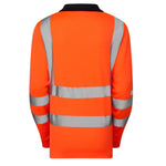 LEO - BEAFORD - ORANGE - WOMANS COMFORT H VIZ POLO SHIRT PL05-O-LEO