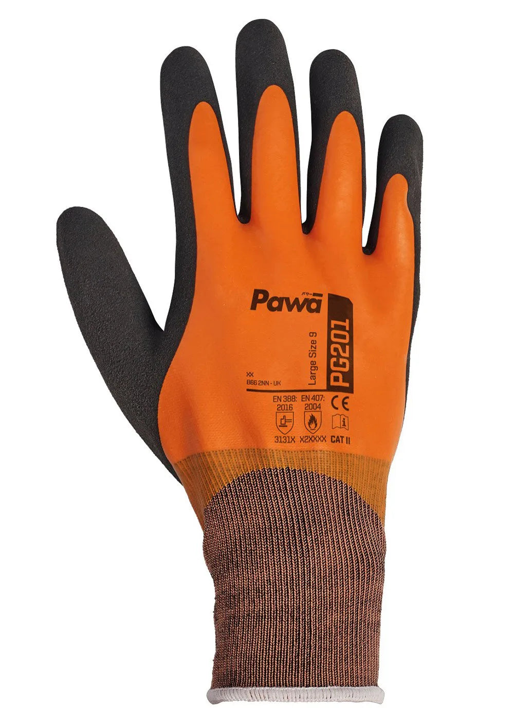 Pawa - PG201 Water-Repellent Industrial Gloves Wet Dry Nitrile Work Glove