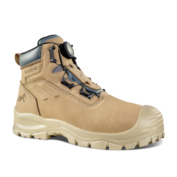 ROCKFALL - MASON - RF121 COMFORT SAFETY BOOT -WATER PROOF  - QUICK RELEASE BOA LACE SYSTEM