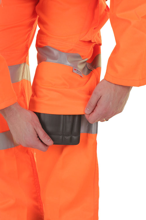 BEESWIFT ORANGE RAIL-SPEC HI VIZE HEAVY DUTY COVERALL RCS