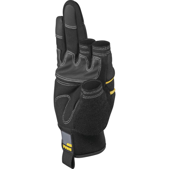 VV905NO - GLOVE 3 FINGER CUT. ARTIFICIAL LEATHER PALM - POLYESTER / ELASTHANE BACK