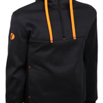 SINGER SAMY 350 GSM - BLACK ORANGE  HOODY SWEATSHIRT