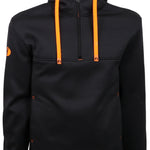 SINGER SAMY 350 GSM - BLACK ORANGE  HOODY SWEATSHIRT