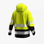 SAFETY JOGGER SCUHVSSHLM - SCUTI HI VIS PADDED SOFTSHELL JACKET MEN YELLOW/BLACK