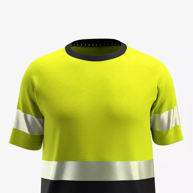 SAFETY JOGGER SCUHVTSM - SCUTI HIVIS T-SHIRT MEN YELLOW/BLACK