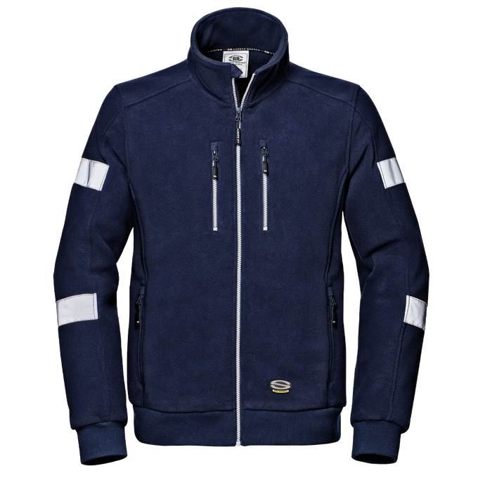 SIR SAFETY COMFORT HI VZ NAVY HEAVY DUTY WORK FLEECE WORK JACKET MC3128 ZG