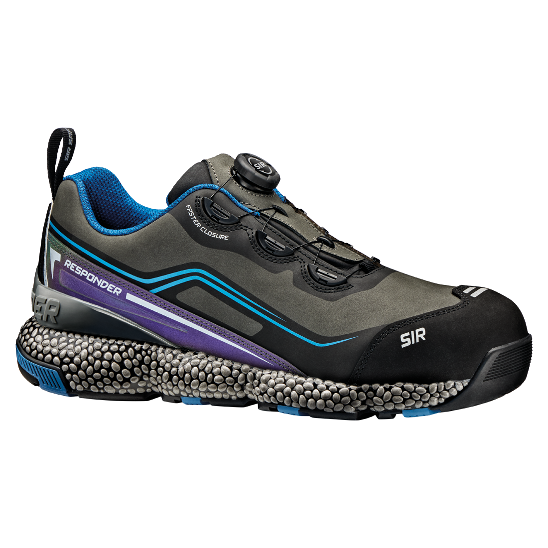 SIR SAFETY - TONGA - LOW CUT S3 INDUSTRIAL QUICK BUCKLE RELEASE COMFORT SAFETY SHOE