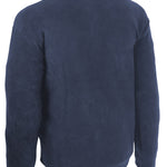 SINGER SWAM NAVY 1/4 ZIP POLAR FLEECE SWEATSHIRT. 100% POLYESTER 290 GSM.
