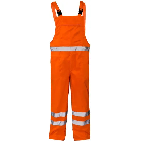 SUPERTOUCH HI VIS ORANGE  BIB N BRACE OVERALL