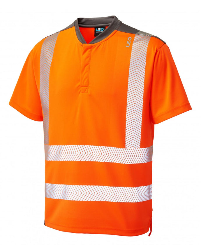T12-O-LEO - PUTSBOROUGH ISO 20471 Class 2 Performance T-Shirt Orange T12-O-LEO