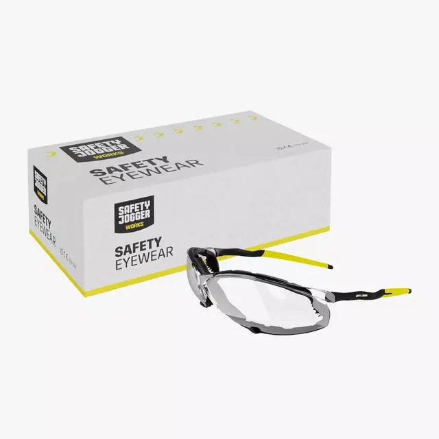 SAFETY JOGGER  - TSAVO - Anti-Fog Safety Glasses Black/Yellow