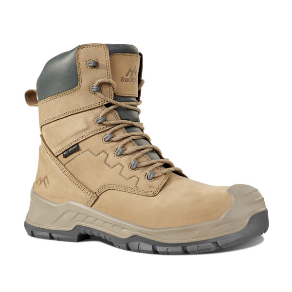 ROCKFALL- WILDER RF751 HIGH ANKLE ZIP OPENING WORK SAFETY BOOT WATERPROOF