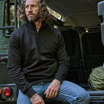 TEE JAYS - 5438 HALF ZIP SWEATSHIRT EXECUTIVE