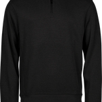 TEE JAYS - 5506 GENTS RIBBED INTERLOCK HALF ZIP SWEATER