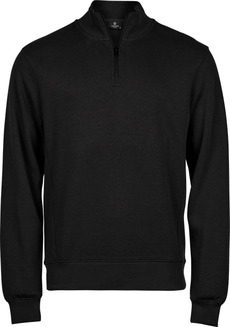 TEE JAYS - 5506 GENTS RIBBED INTERLOCK HALF ZIP SWEATER