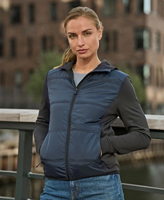 TEE JAYS - 9113 LADIES HYBRID STRETCH HOOD JACKET