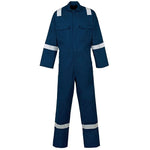 SUPERTOUCH WELD TEX NAVY FLAME RETARDANT WELDING OVERALL HI VIZ W15
