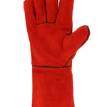 SINGER-SAFETY  51EP15 RED SPLIT WELDER GAUNLET GLOVE 35CM