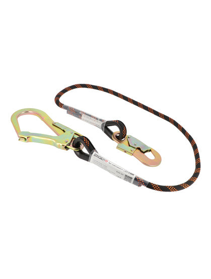 SINGER SAFETY RESTRAINT LANYARD. BRAIDED POLYAMIDE ROPE. Length 1.50MTR