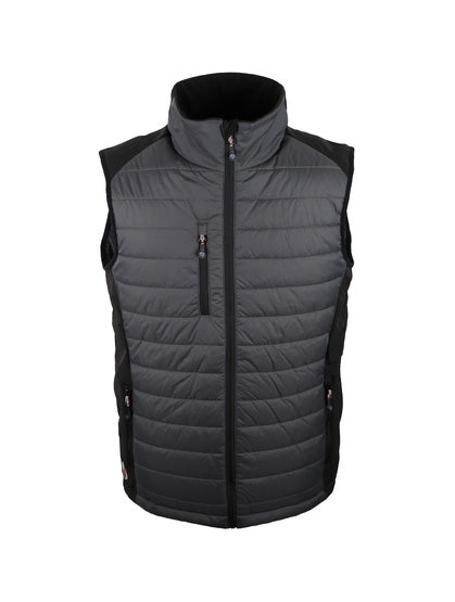SINGER SAFETY GALWAY GREY PADDED PUFFA BODYWARMER