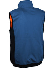 Load image into Gallery viewer, SINGER SAFETY GILGAM BLUE ORANGE TRIM BODYWARMER
