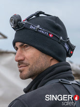 Load image into Gallery viewer, SINGER SAFETY 490 Lumens LED RECHARGABLE HEADLAMP SUITABLE FOR HELMETS
