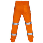 SUPERTOUCH HI VIZE 2 TONE JOGGER SAFETY WORK PANTS ORANGE NAVY