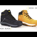 DELTAPLUS SAGA S3 SRC NUBUCK TAN SAFETY WORK BOOT FOOTWEAR