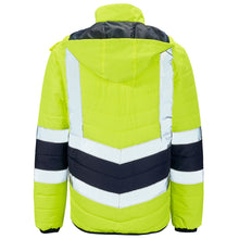 Load image into Gallery viewer, H144 - Supertouch Hi Vis Yellow 2 Tone Puffer Jacket
