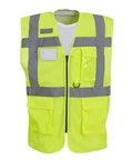 YOKO HI VIZE MESH VEST YELLOW
