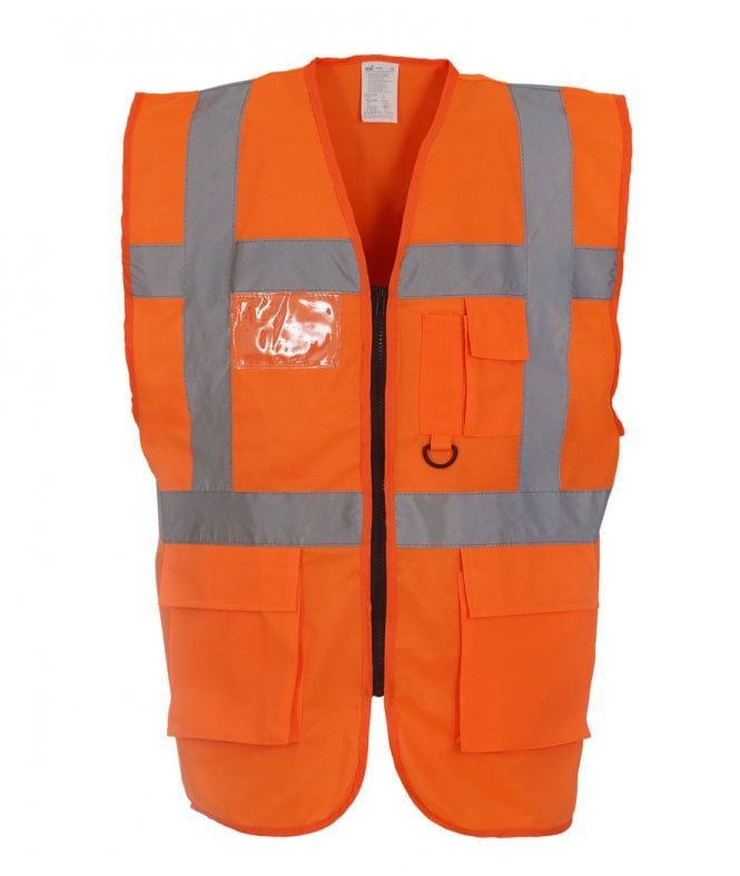 YOKO HI VIZE MESH VEST ORANGE