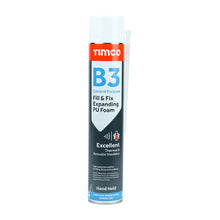 Load image into Gallery viewer, B3 General Purpose Fill &amp; Fix Expanding PU Foam - Hand Held 750ml
