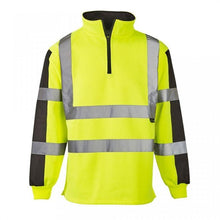 Load image into Gallery viewer, SuperTouch Hi Vis 2 Tone Yellow Rugby Shirt - Hvrs1y
