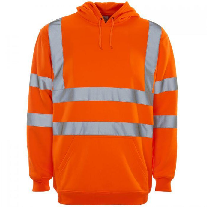 SUPERTOUCH Hi VIS ORANGE HOOD SWEATSHIRT
