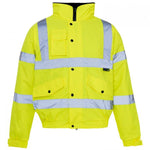 Supertouch Hi Vis Yellow Standard Storm Bomber Jacket - H35