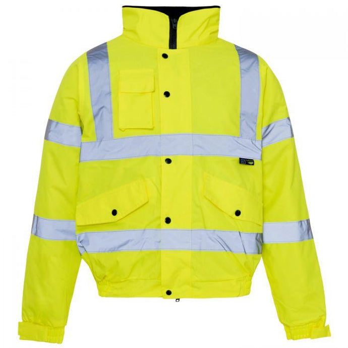 Supertouch Hi Vis Yellow Standard Storm Bomber Jacket - H35