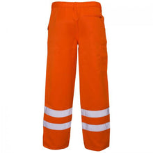 Load image into Gallery viewer, Supertouch Hi Vis Orange Polycotton Trousers - H65
