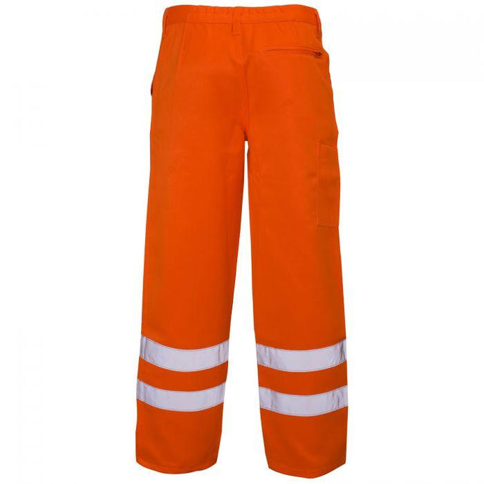 Supertouch Hi Vis Orange Polycotton Trousers - H65