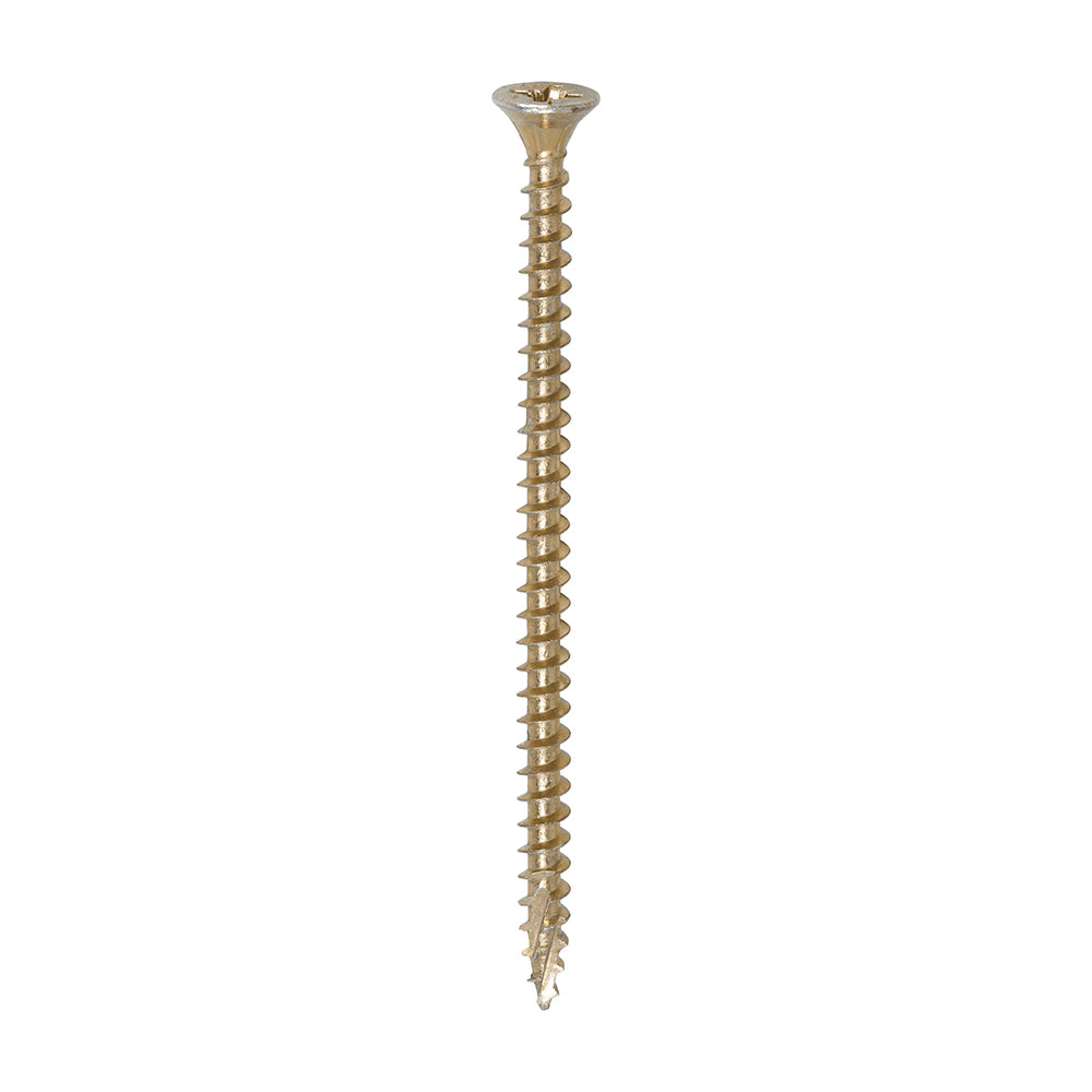 TIMCO  4.0 X 80 TUB C2 Premium Industrial Twin Cut Screws  PZ Yellow