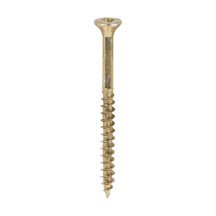 Velocity Premium Multi-Use Screws - PZ - Double Countersunk - Yellow 4.0 x 50