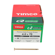 Load image into Gallery viewer, TIMCO 4.0 x 70 C2 Premium Industrial Twin Cut Screws PZ Screw (200)
