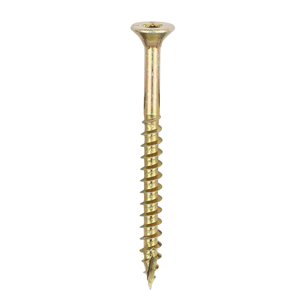 TIMCO  5.0 X 60 TUB C2 Premium Industrial Twin Cut Screws  PZ Yellow