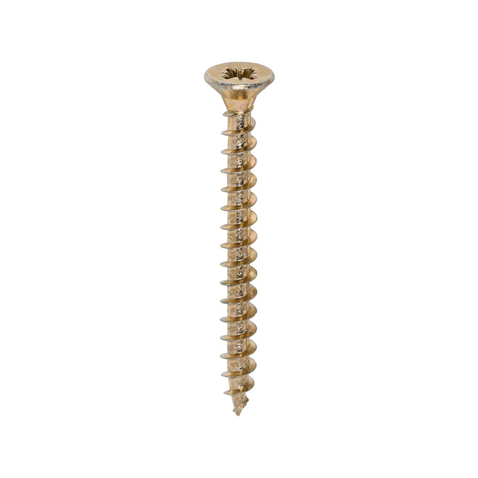 Solo Chipboard & Woodscrews - PZ - Double Countersunk - Yellow ,5.0 x 50