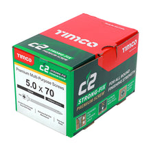Load image into Gallery viewer, TIMCO 5.0 x 70 C2 Premium Industrial Twin Cut Screws PZ Screw (200)
