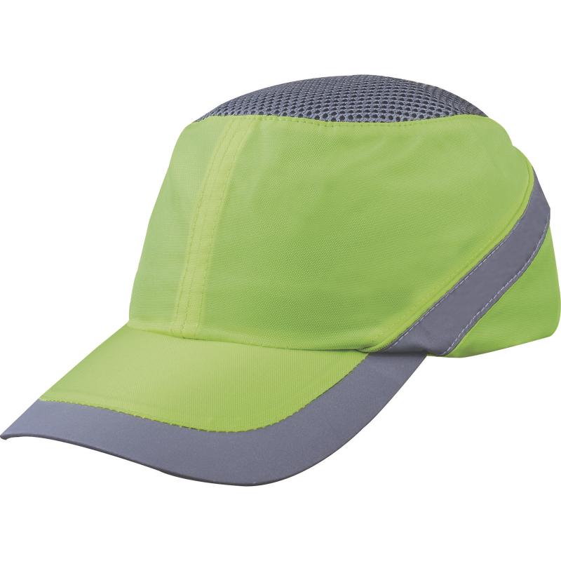 DELTAPLUS - COLTAN INDUSTRIAL SAFETY HEAD BUMP CAP HI VIZ NEON YELLOW
