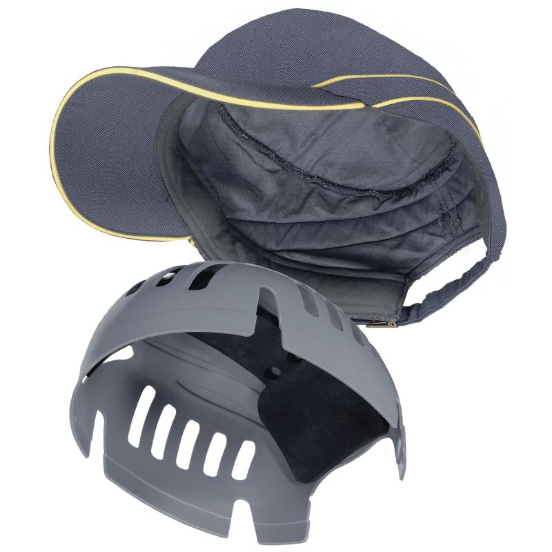 DELTAPLUS - COLTAN INDUSTRIAL SAFETY HEAD BUMP CAP HI VIZ NEON YELLOW