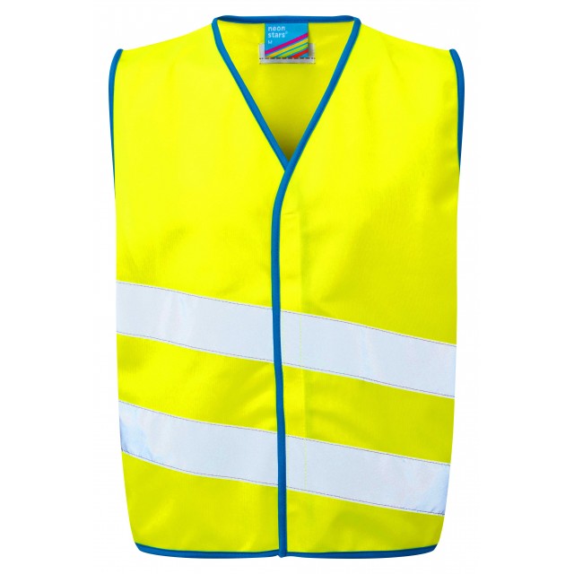 LEO NEONSTARS - EN 1150 Children's Waistcoat Yellow
