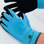 DELTAPLUS VV636 BL WET & DRY  INDUSTRIAL NITRILE WORK GLOVE