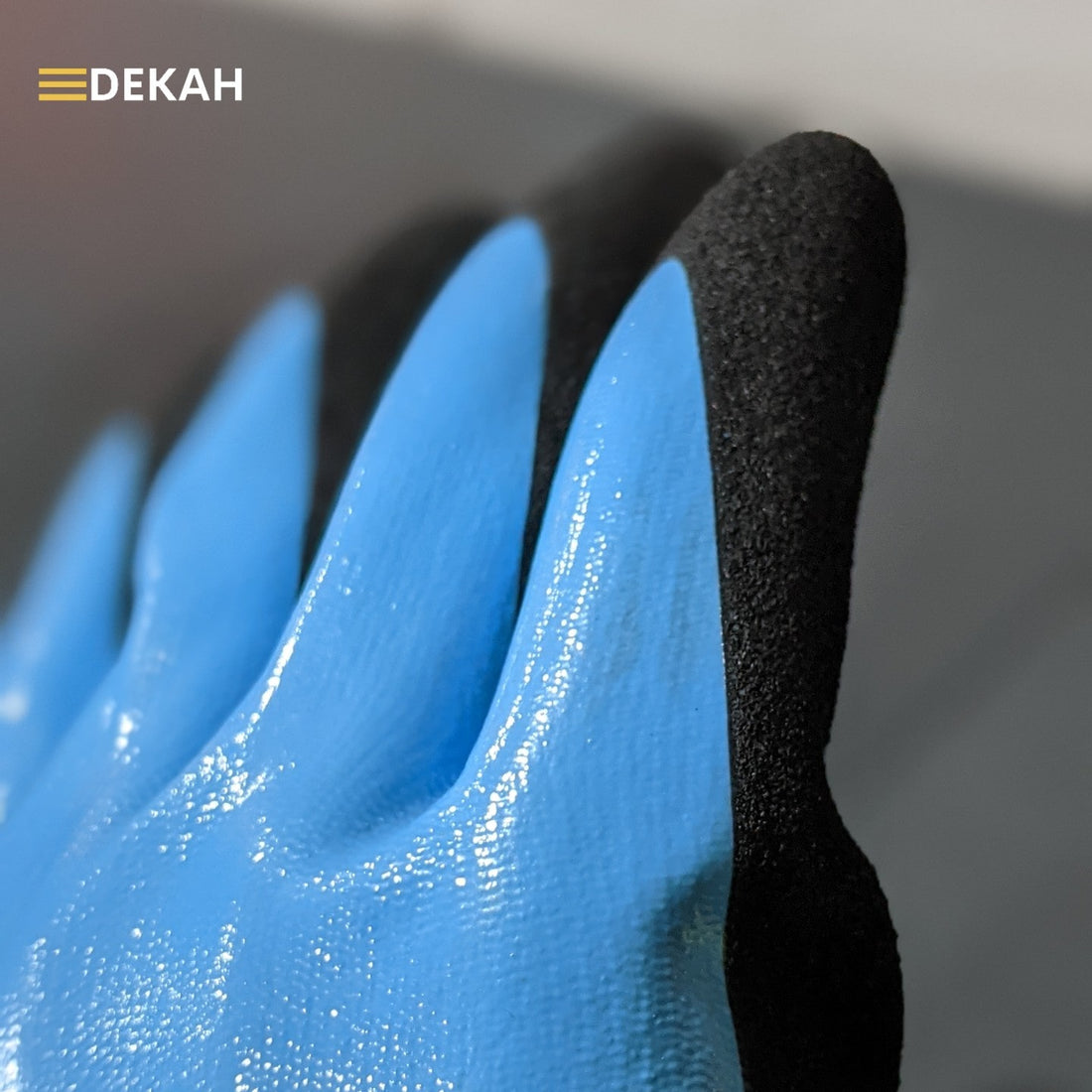 DELTAPLUS VV636 BL WET & DRY  INDUSTRIAL NITRILE WORK GLOVE